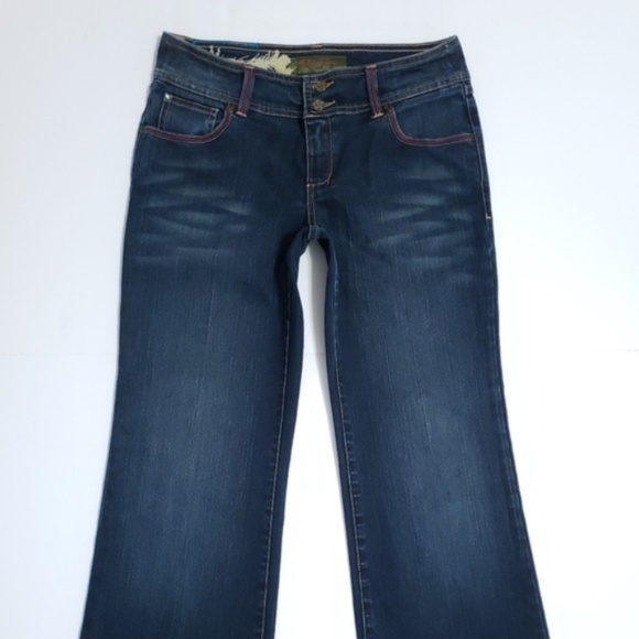 Tommy Bahama RELAXED BOOTCUT Embellished Jeans 6 R - Picture 4 of 8